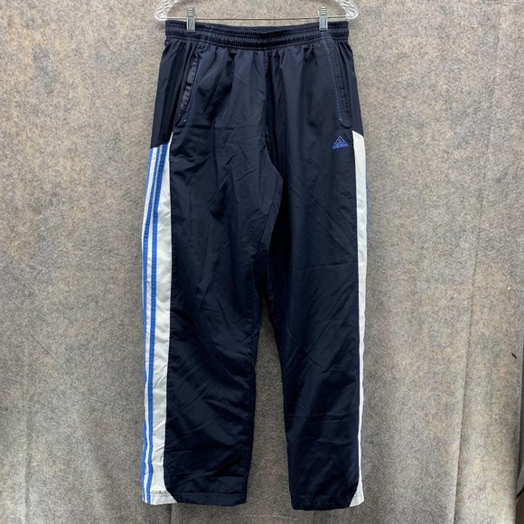 adidas Other - Adidas Sweatpants Men Large Blue Navy Athletic Outdoors Polyester Gym Vintage
